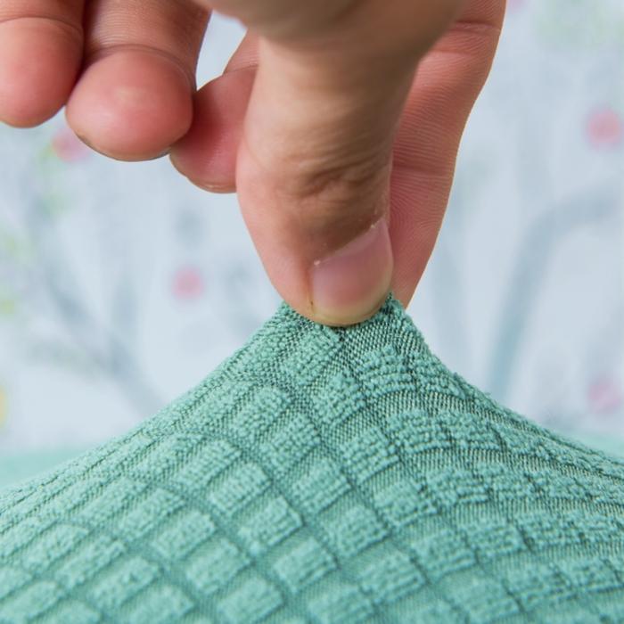 91家纺网 家纺一手货源 找家纺 弹力防水华夫格圆凳子套 圆转椅套 吧台凳套