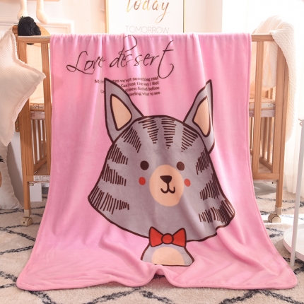 91家纺网 家纺一手货源 找家纺 （总）新品单层儿童四季毯卡通婴儿小抱毯幼儿园法莱绒毛毯盖毯子