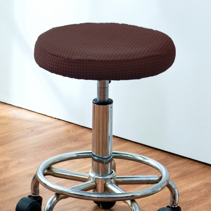 91家纺网 家纺一手货源 找家纺 弹力防水华夫格圆凳子套 圆转椅套 吧台凳套