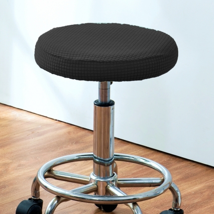 91家纺网 家纺一手货源 找家纺 弹力防水华夫格圆凳子套 圆转椅套 吧台凳套