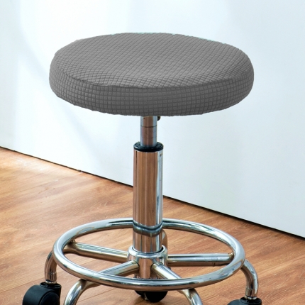 91家纺网 家纺一手货源 找家纺 弹力防水华夫格圆凳子套 圆转椅套 吧台凳套