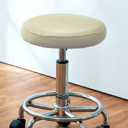 91家纺网 家纺一手货源 找家纺 弹力防水华夫格圆凳子套 圆转椅套 吧台凳套