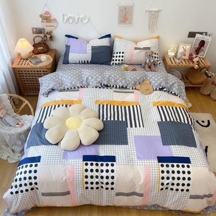 91家纺网 家纺一手货源 找家纺 （总）2022年新款卡通系列全棉印花四件套实拍图直播爆款