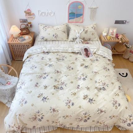 91家纺网 家纺一手货源 找家纺 （总）2022年新款卡通系列全棉印花四件套实拍图直播爆款