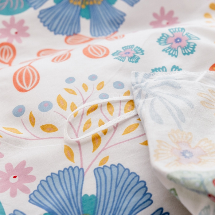 91家纺网 家纺一手货源 找家纺 （总）沐棉家居 2019新款13370全棉小碎花四件套棚拍