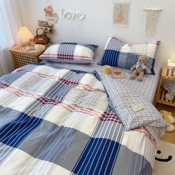 91家纺网 家纺一手货源 找家纺 2022年新款卡通系列全棉印花四件套实拍图直播爆款 格调