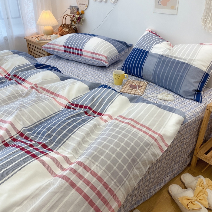 91家纺网 家纺一手货源 找家纺 2022年新款卡通系列全棉印花四件套实拍图直播爆款 格调