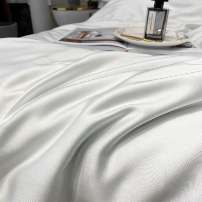 91家纺网 家纺一手货源 找家纺 吾秀 2022 轻奢风LF级60S兰精天丝夏被 天丝白