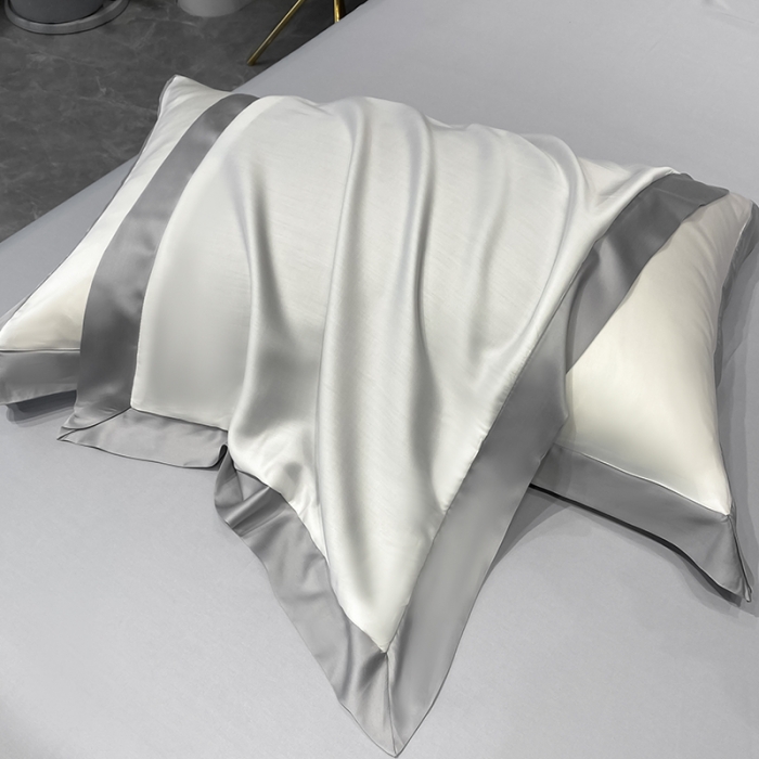 91家纺网 家纺一手货源 找家纺 吾秀 2022 轻奢风LF级60S兰精天丝夏被 天丝白