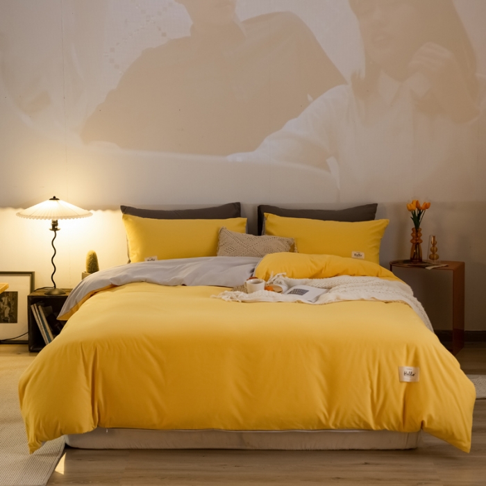 91家纺网 家纺一手货源 找家纺 （总）雨帆家纺 2021新款双面磨毛四件套