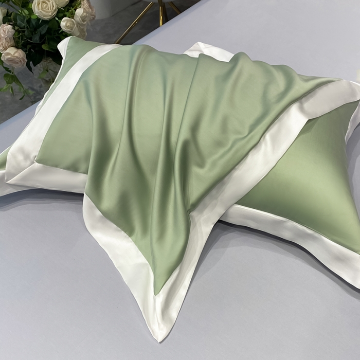 91家纺网 家纺一手货源 找家纺 吾秀 2022 轻奢风LF级60S兰精天丝夏被  天丝绿