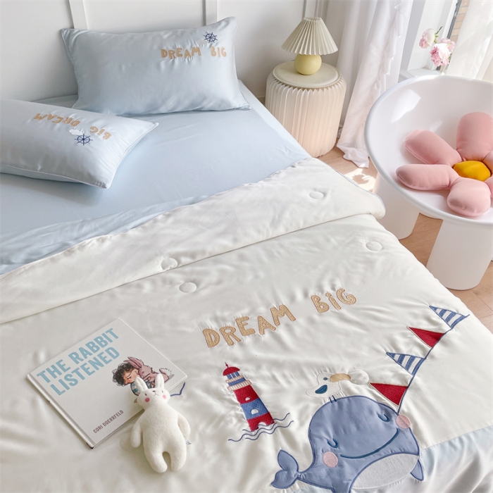 91家纺网 家纺一手货源 找家纺 （总）星野家居 2021新款80s天丝夏被系列