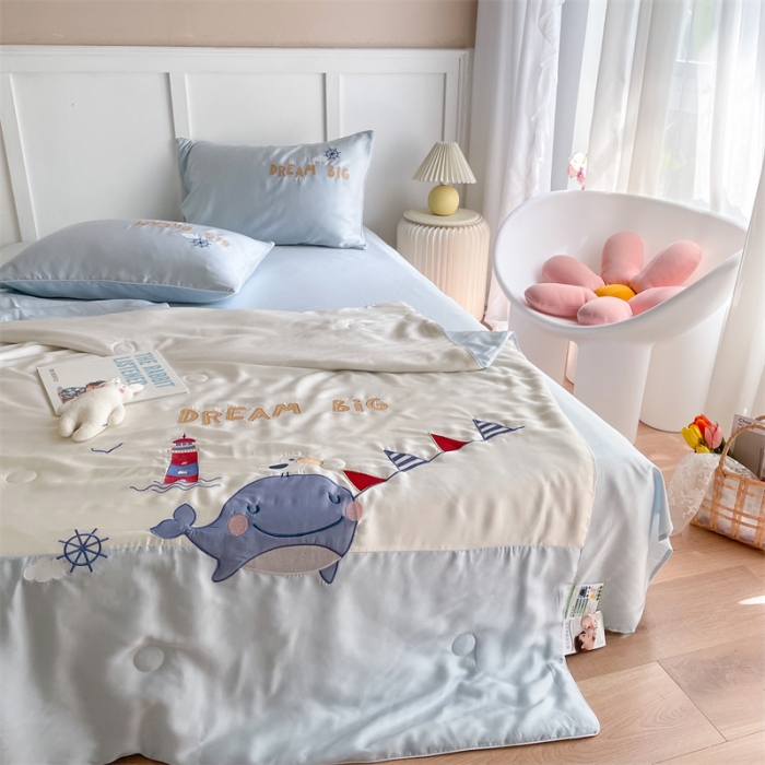 91家纺网 家纺一手货源 找家纺 （总）星野家居 2021新款80s天丝夏被系列