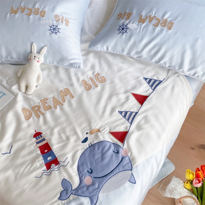 91家纺网 家纺一手货源 找家纺 （总）星野家居 2021新款80s天丝夏被系列