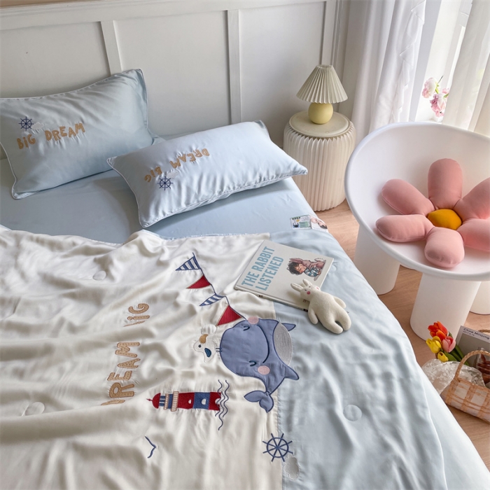 91家纺网 家纺一手货源 找家纺 （总）星野家居 2021新款80s天丝夏被系列