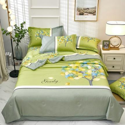 91家纺网 家纺一手货源 找家纺 （总）雲归梦 2021新款全棉大版夏被四件套
