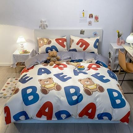 91家纺网 家纺一手货源 找家纺 （总）琪格格纺织 2022新款水洗真丝印花单被套