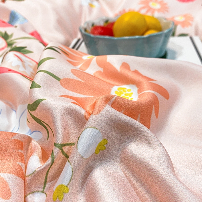 91家纺网 家纺一手货源 找家纺 （总）琪格格纺织 2022新款水洗真丝印花单被套