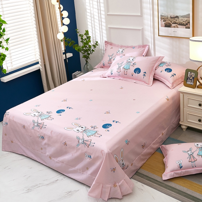 91家纺网 家纺一手货源 找家纺 雲归梦 2021新款全棉大版夏被四件套 安妮日记