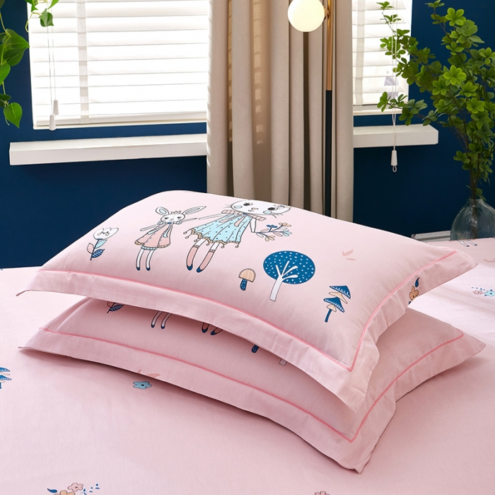 91家纺网 家纺一手货源 找家纺 雲归梦 2021新款全棉大版夏被四件套 安妮日记