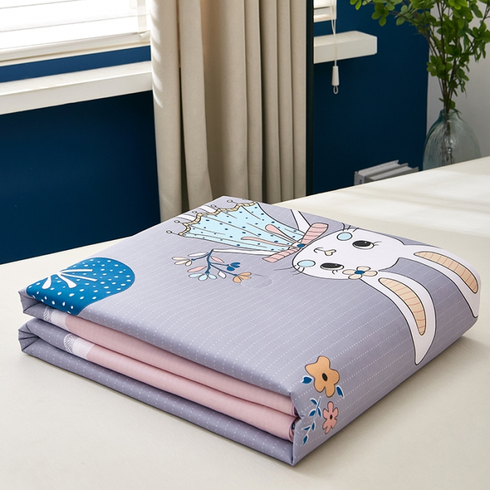 91家纺网 家纺一手货源 找家纺 雲归梦 2021新款全棉大版夏被四件套 安妮日记