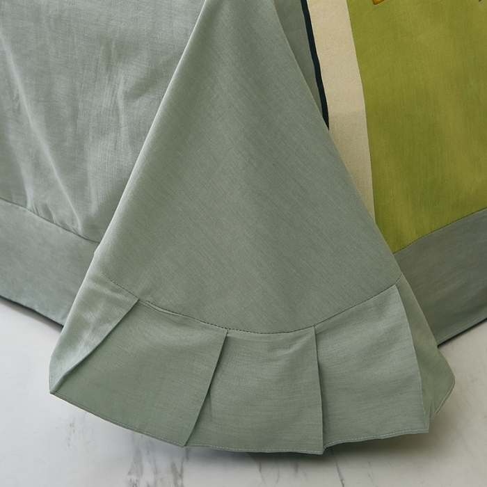 91家纺网 家纺一手货源 找家纺 雲归梦 2021新款全棉大版夏被四件套 彩虹树