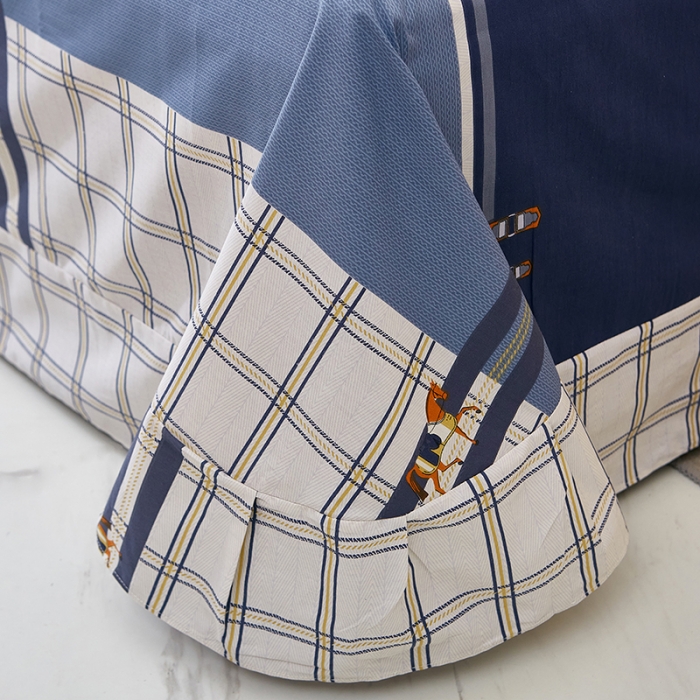 91家纺网 家纺一手货源 找家纺 雲归梦 2021新款全棉大版夏被四件套 查尔斯