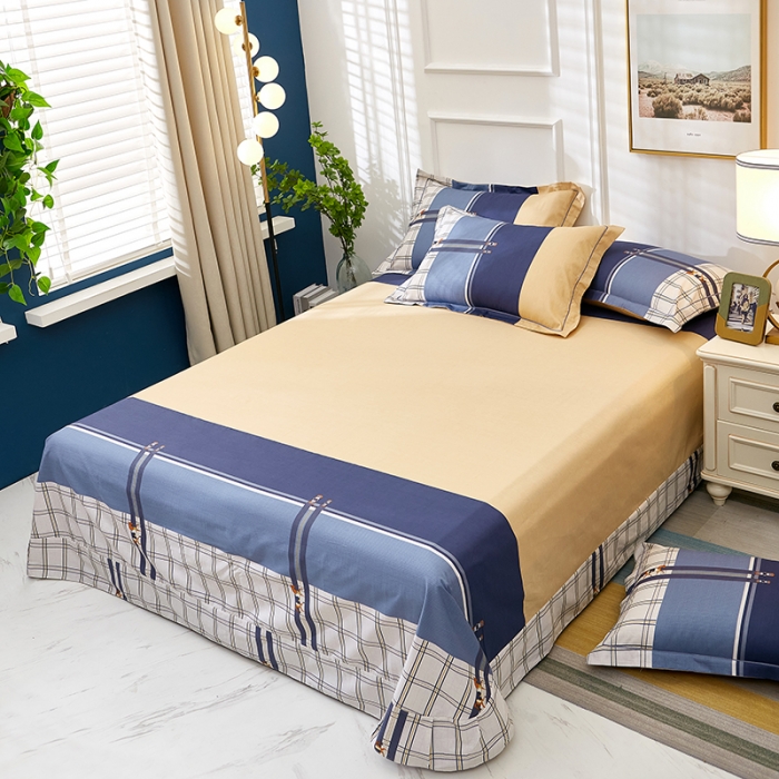 91家纺网 家纺一手货源 找家纺 雲归梦 2021新款全棉大版夏被四件套 查尔斯