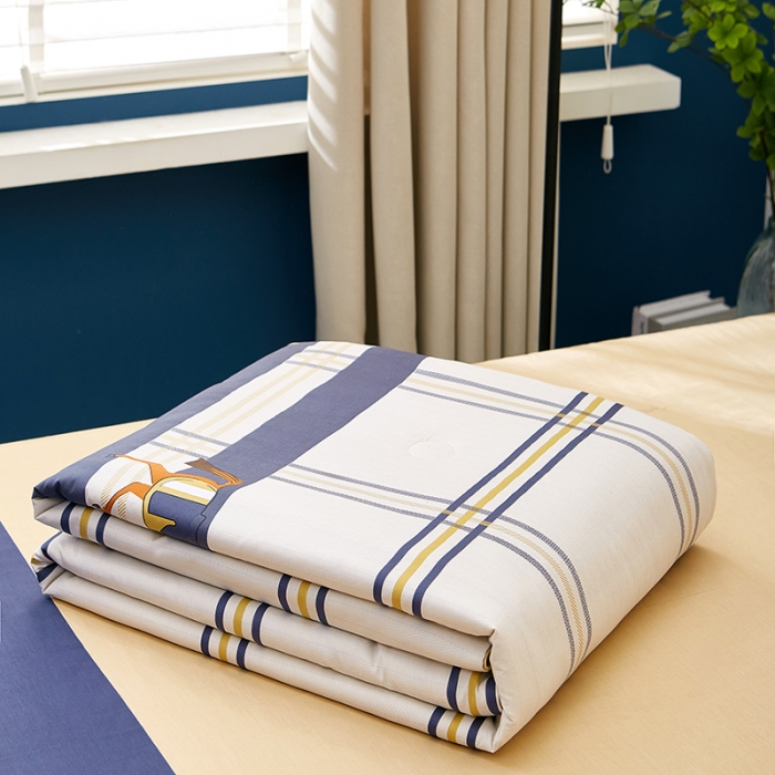 91家纺网 家纺一手货源 找家纺 雲归梦 2021新款全棉大版夏被四件套 查尔斯