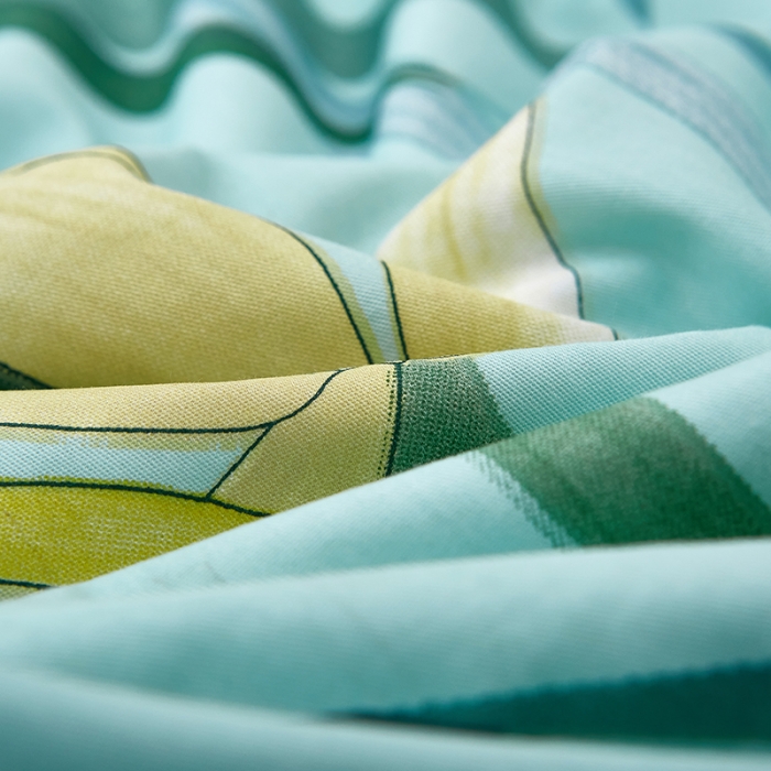 91家纺网 家纺一手货源 找家纺 雲归梦 2021新款全棉大版夏被四件套 春江晓景