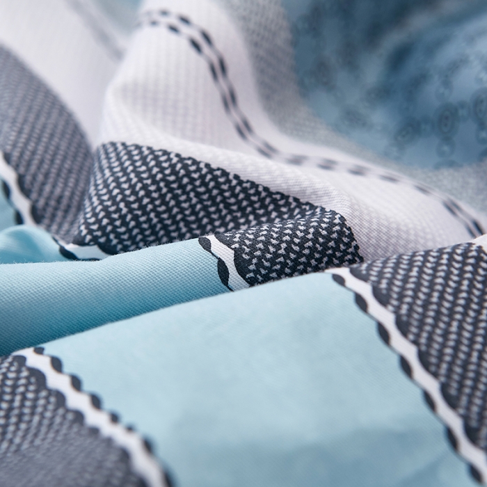 91家纺网 家纺一手货源 找家纺 雲归梦 2021新款全棉大版夏被四件套 简单生活