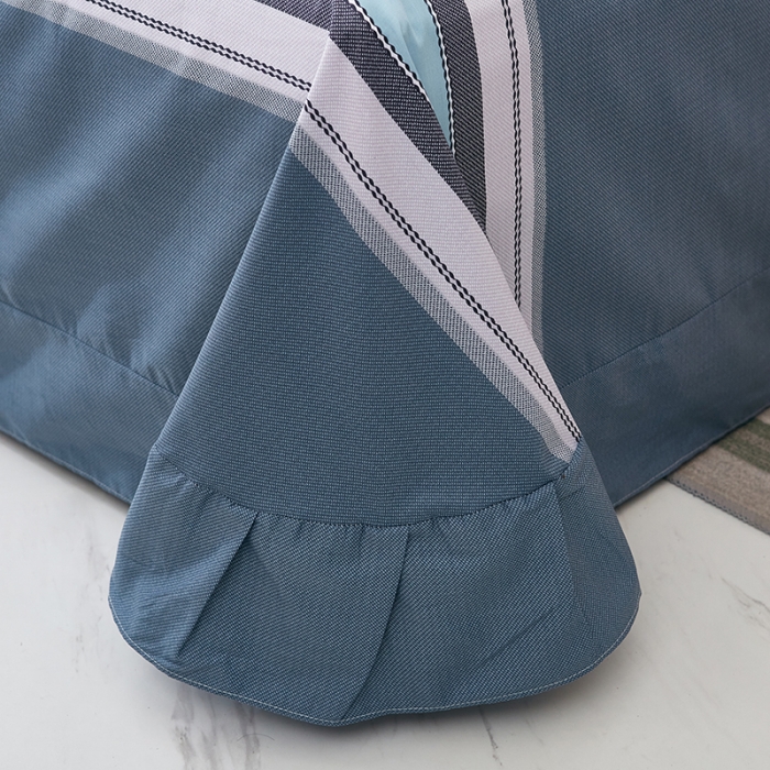 91家纺网 家纺一手货源 找家纺 雲归梦 2021新款全棉大版夏被四件套 简单生活