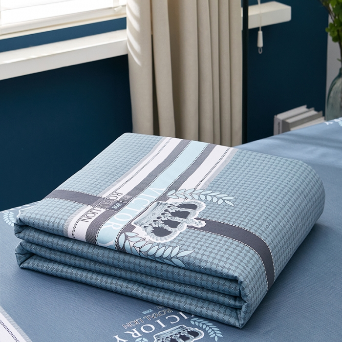 91家纺网 家纺一手货源 找家纺 雲归梦 2021新款全棉大版夏被四件套 简单生活