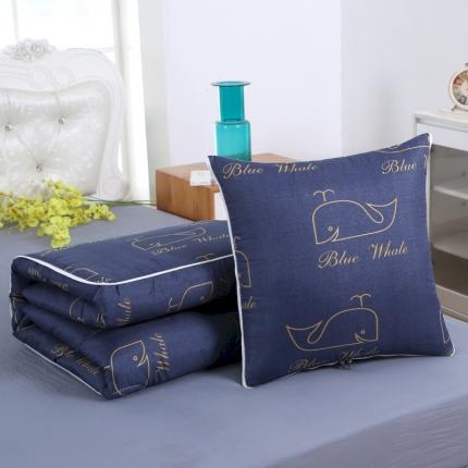 91家纺网 家纺一手货源 找家纺 金纳抱枕被 2021新款精梳棉抱枕被靠垫盖被子 无质量问题 只换不退 鲸鱼宝宝