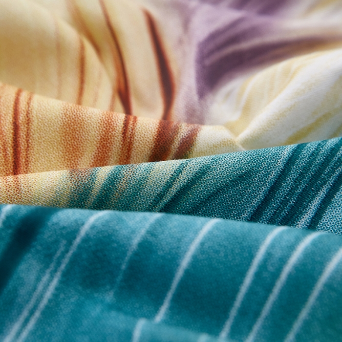 91家纺网 家纺一手货源 找家纺 雲归梦 2021新款全棉大版夏被四件套 羽翼纷飞