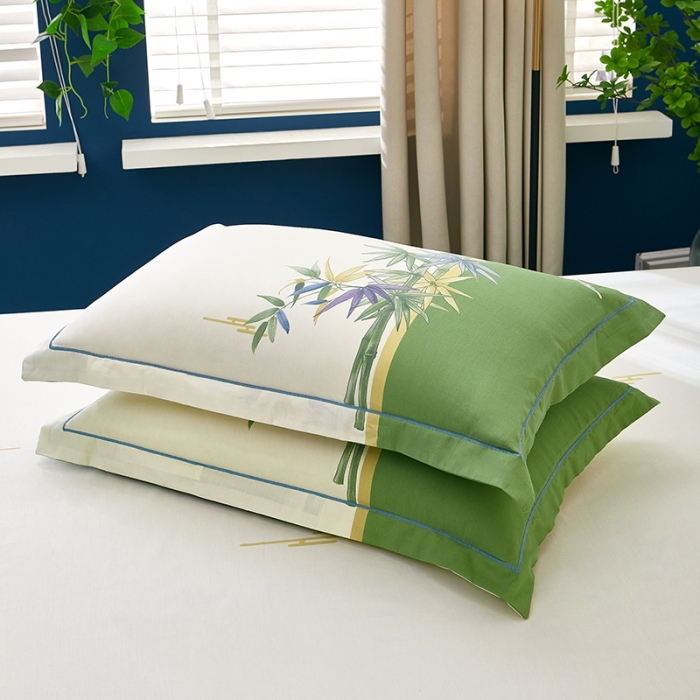 91家纺网 家纺一手货源 找家纺 雲归梦 2021新款全棉大版夏被四件套 枕上书