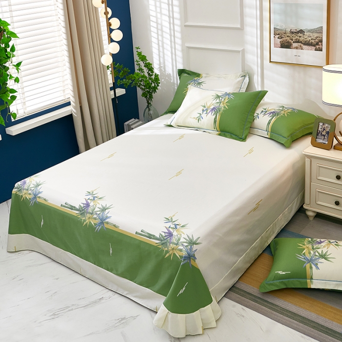 91家纺网 家纺一手货源 找家纺 雲归梦 2021新款全棉大版夏被四件套 枕上书