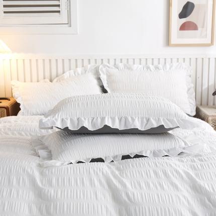 91家纺网 家纺一手货源 找家纺 （总）逸尚阁 2021新款泡泡纱单枕套