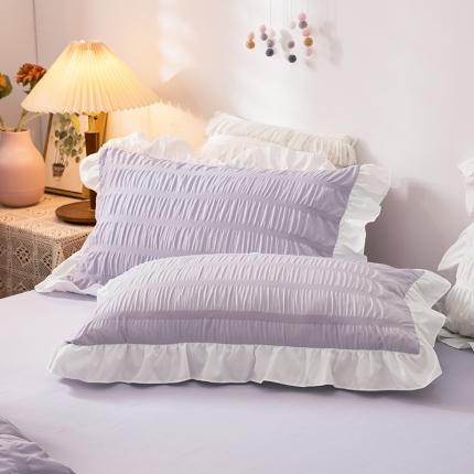 91家纺网 家纺一手货源 找家纺 （总）逸尚阁 2021新款泡泡纱单枕套