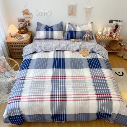 91家纺网 家纺一手货源 找家纺 （总）沐棉家居  2022年新款13070全棉印花四件套直播爆款