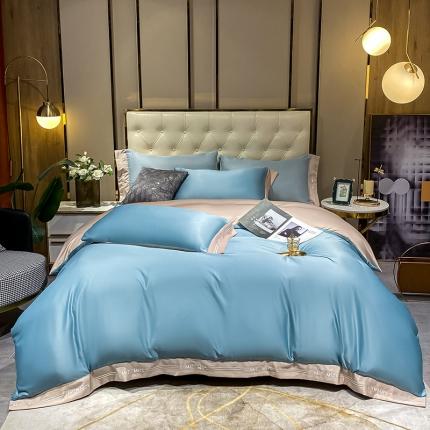 91家纺网 家纺一手货源 找家纺 （总）狂想家 2025新款水洗真丝刺绣四件套-唯爱系列实拍图