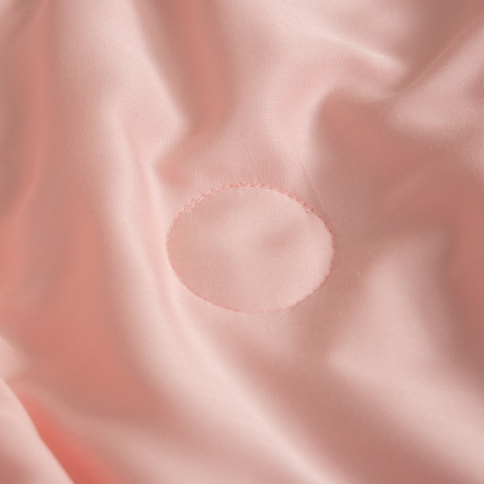 91家纺网 家纺一手货源 找家纺 棉生活 2021新款爱玛系列天丝夏被 樱花粉