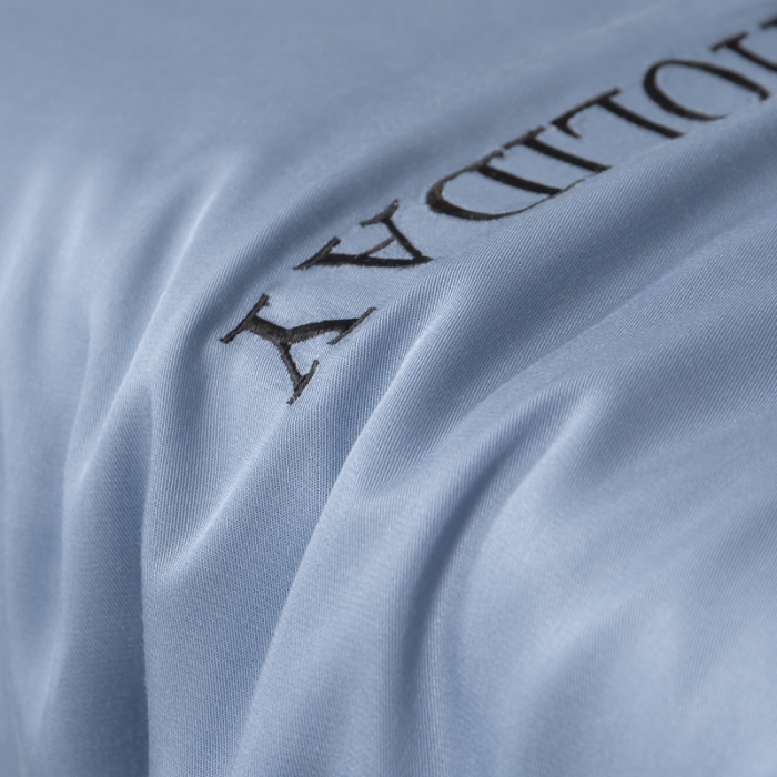 91家纺网 家纺一手货源 找家纺 棉生活 2021新款爱玛系列天丝夏被 月光蓝