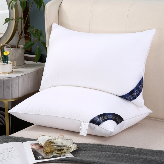 91家纺网 家纺一手货源 找家纺 天意美枕芯2021新款高端星级酒店羽丝绒枕有标款