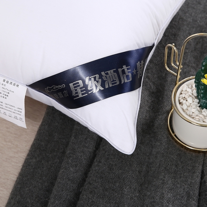 91家纺网 家纺一手货源 找家纺 天意美枕芯2021新款高端星级酒店羽丝绒枕有标款