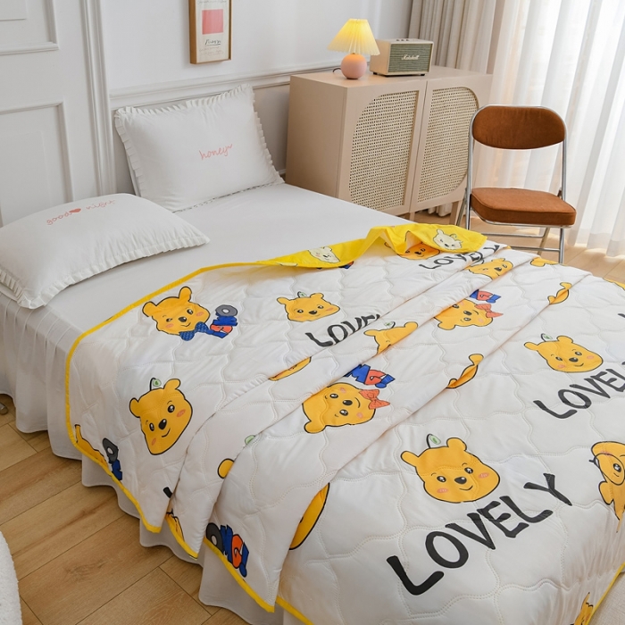 91家纺网 家纺一手货源 找家纺 （总）百花王 2022新款芦荟棉夏凉被