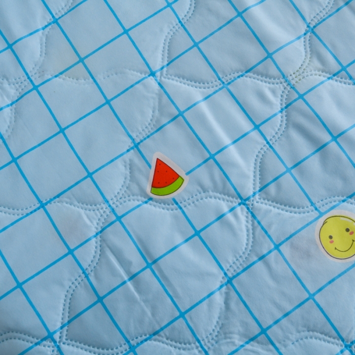 91家纺网 家纺一手货源 找家纺 百花王 2021新款芦荟棉夏凉被 蓝格