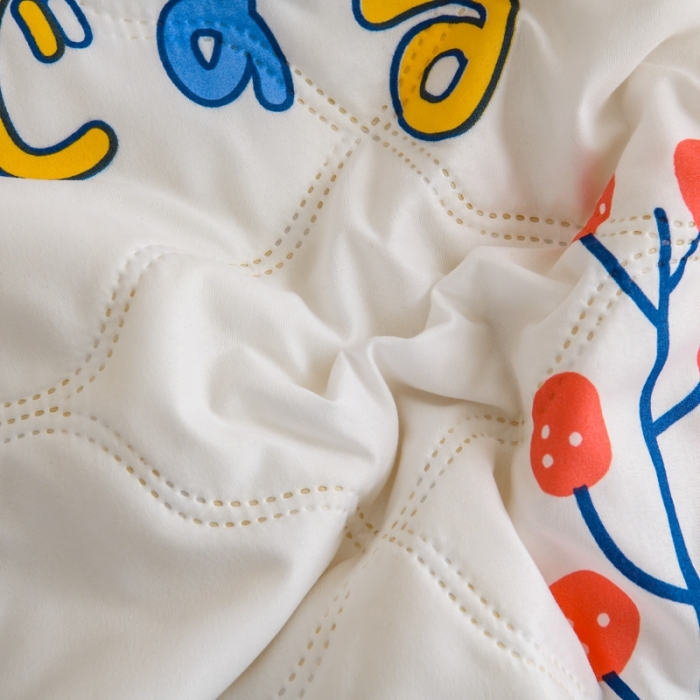 91家纺网 家纺一手货源 找家纺 百花王 2021新款芦荟棉夏凉被 幸福花