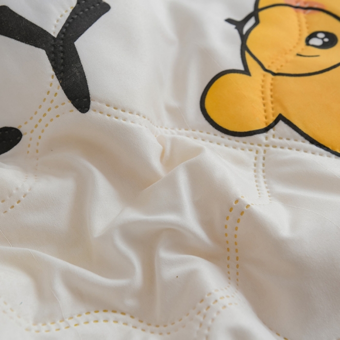 91家纺网 家纺一手货源 找家纺 百花王 2021新款芦荟棉夏凉被 威乐熊