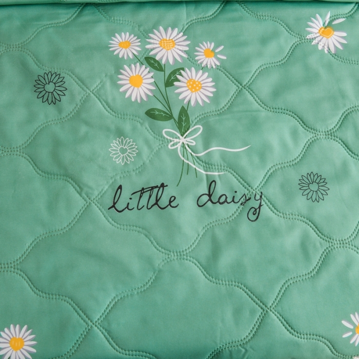 91家纺网 家纺一手货源 找家纺 百花王 2021新款芦荟棉夏凉被 小雏菊